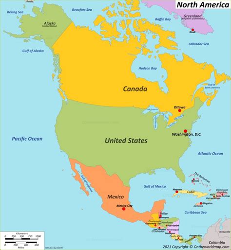 capital cities of north america.